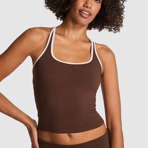 PINK Victoria's Secret Brown Tank Top